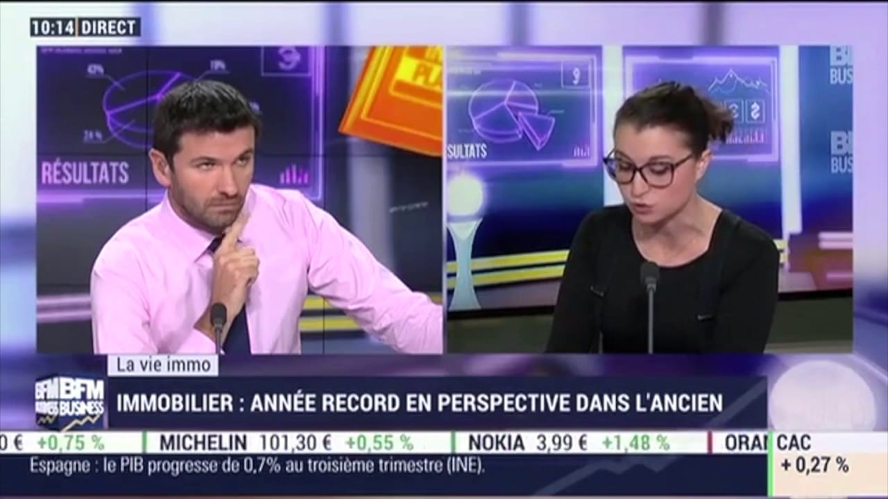 Notre tendance du marché immobilier reprise sur BFM Business