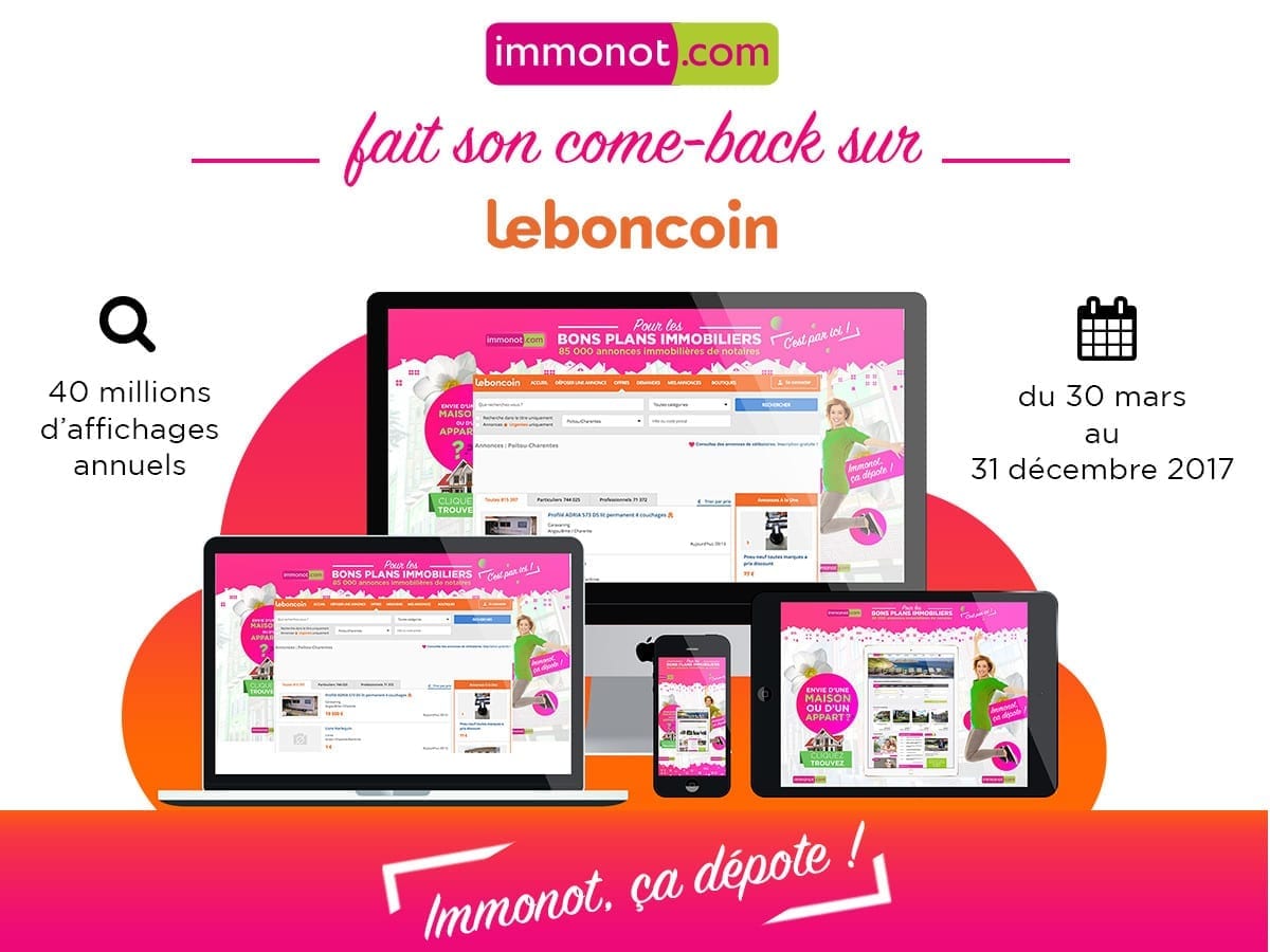Immonot fait son come-back sur leboncoin
