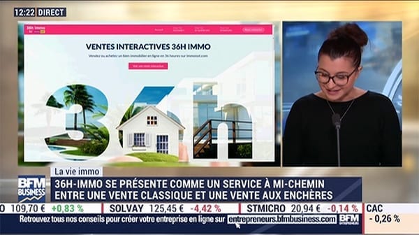 On parle des 36h immo sur BFM Business