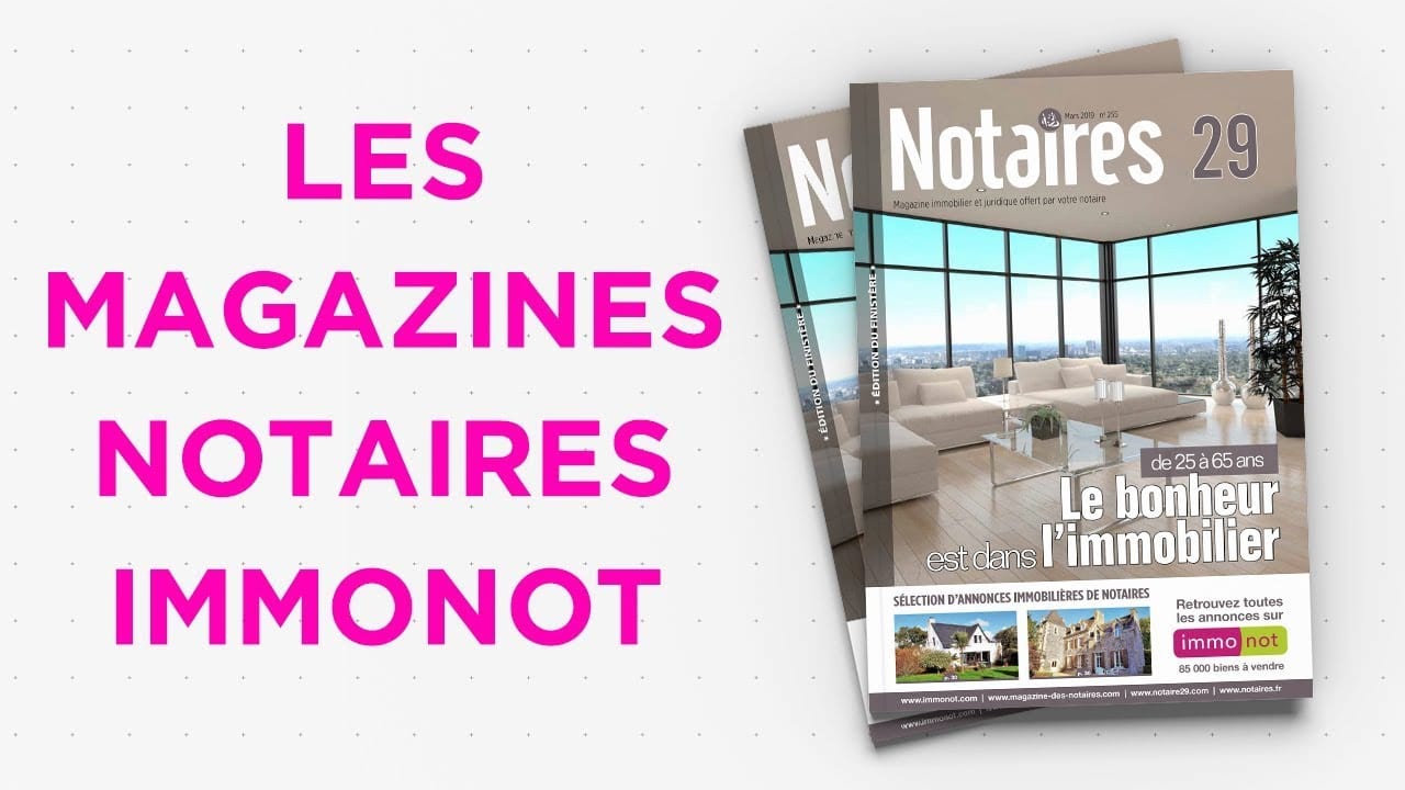Magazines Notaires – immonot – mars 2019