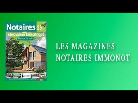 Magazines Notaires – immonot – Octobre 2020