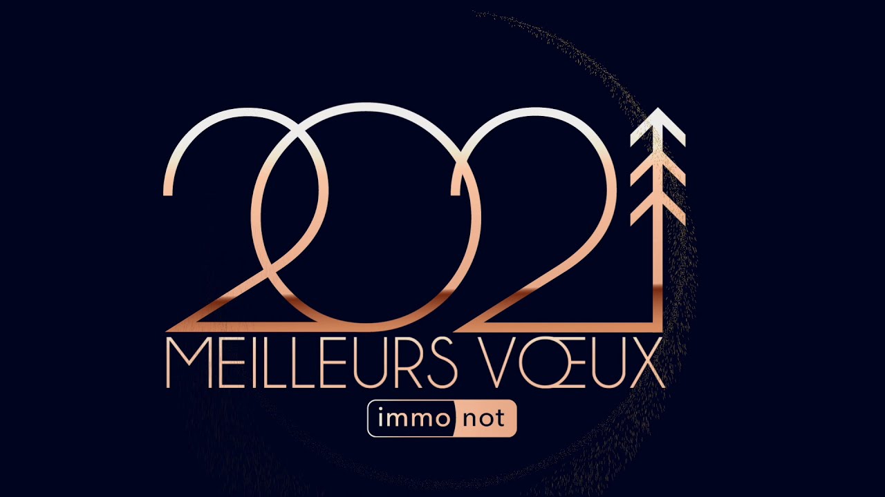 Carte vœux 2021 Notariat Services – Immonot